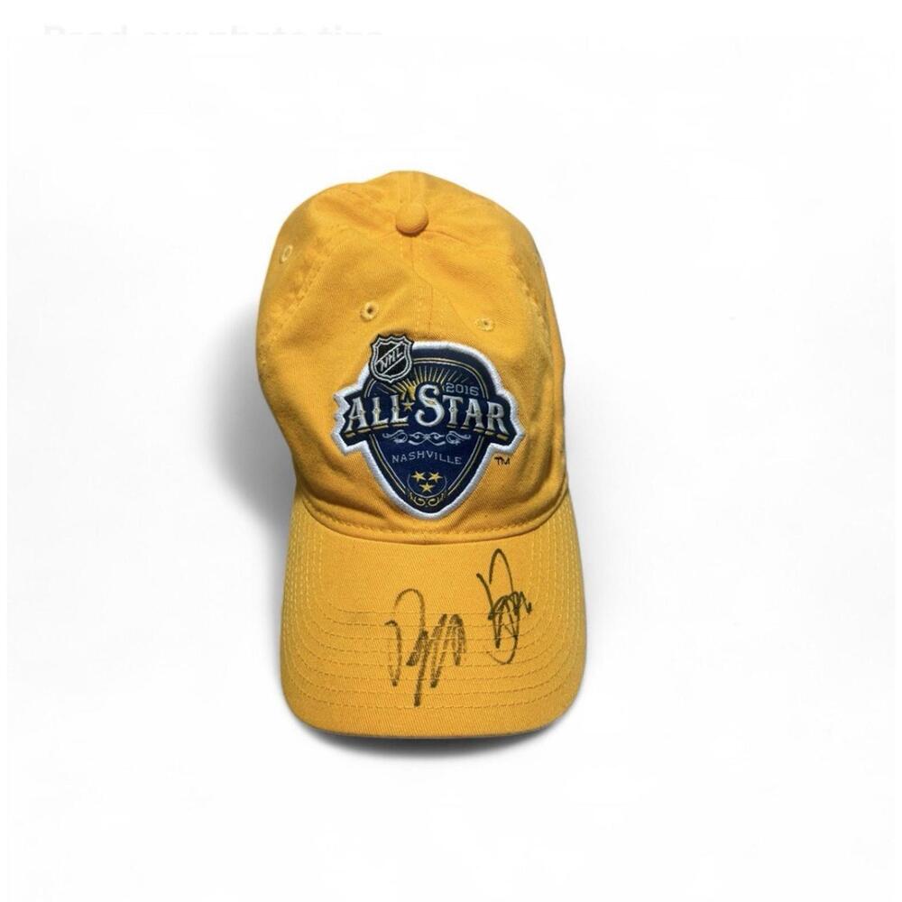 2016 NHL AllStar Game Signed Hat Reebok Unknown Signature Adjustable Strap
